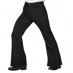 vente pantalon disco noir