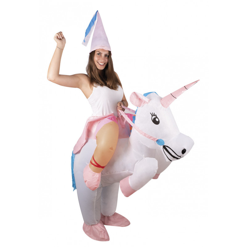 Costume gonflable licorne à monter