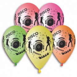 Paris Prix Lot de 10 Ballons en Latex Gonflables 30cm Noir pas cher 