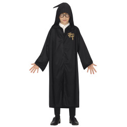 Costume Magicien pour Enfant 8-10 ans Deguisement Sorcier avec Kit