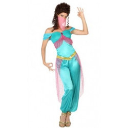 Costume de danse orientale Jasmine turquoise